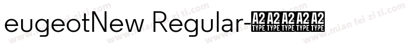 eugeotNew Regular字体转换